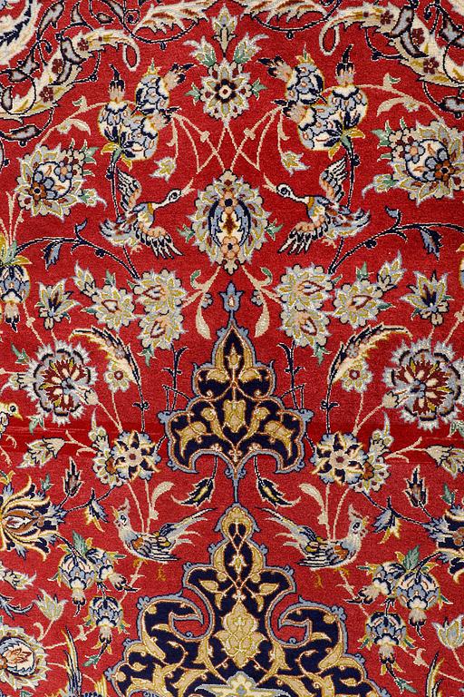 A rug, Figural Esfahan, ca 172 x 110 cm.