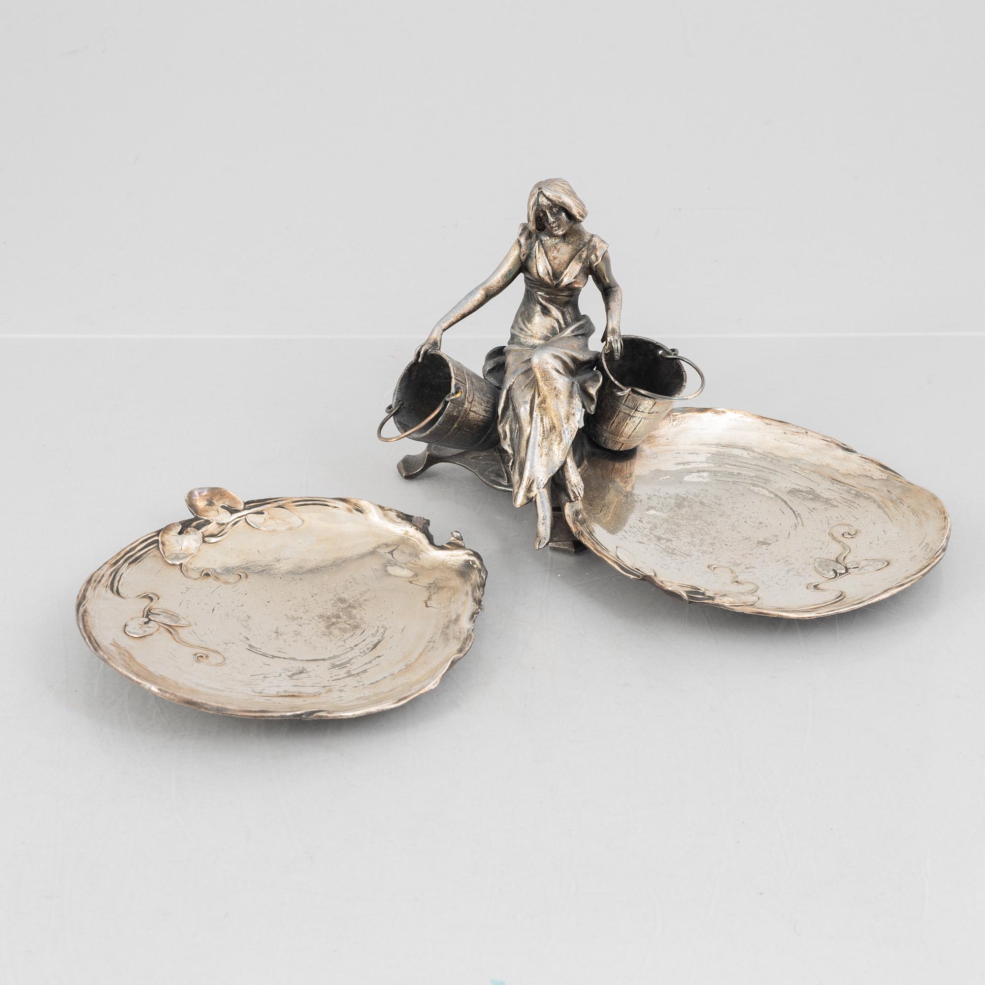 An Art Nouveau table decoration, early 20th Century.
