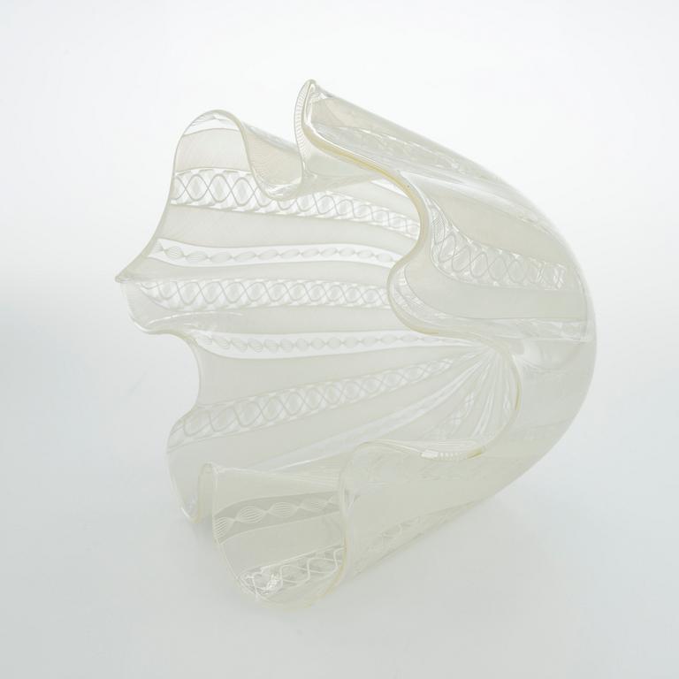 Paolo Venini & Fulvio Bianconi, A 'Fazzoletto' glass vase, Murano Italia.