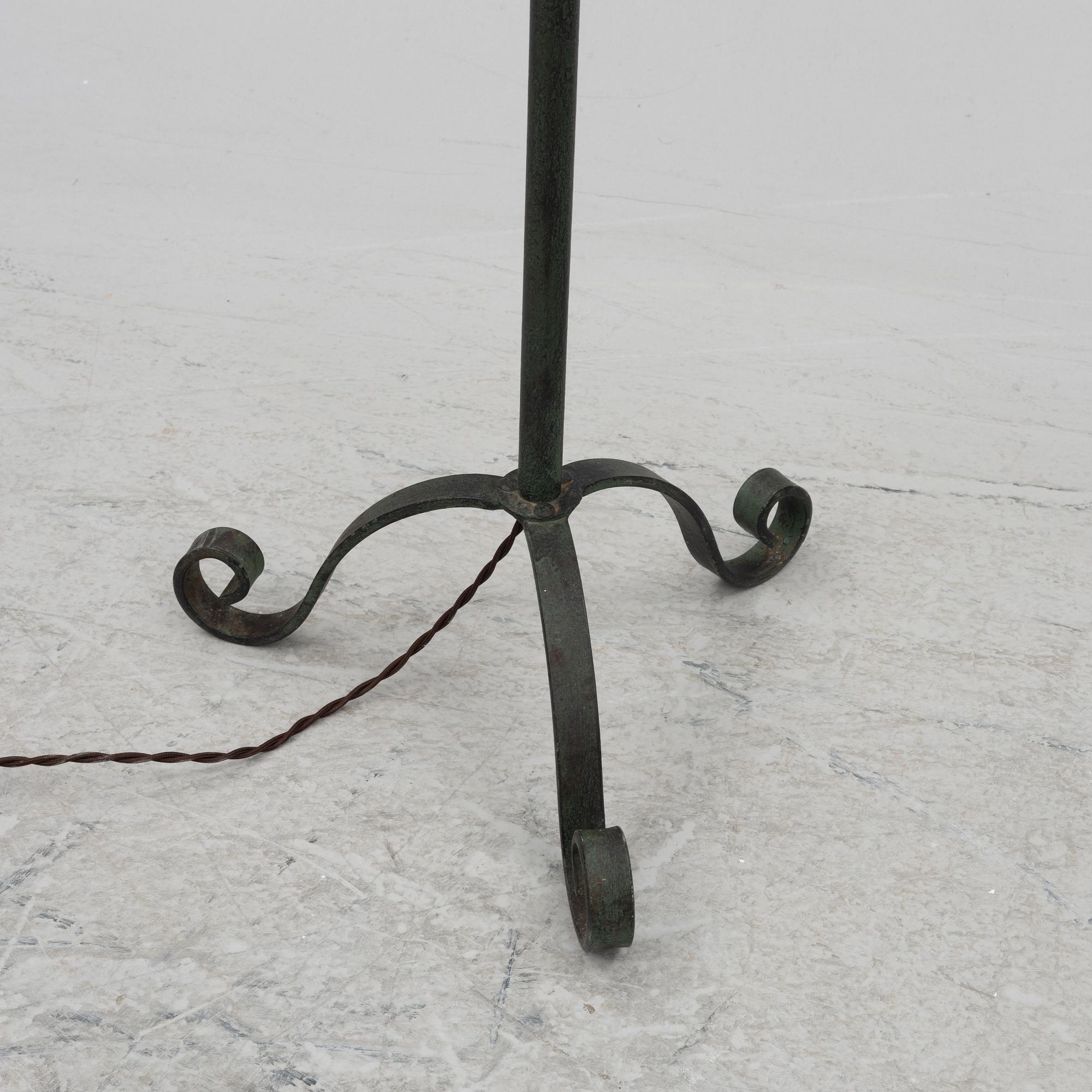 Bjerkås, a pair of floor lamps model "6", Gothenburg, 1930s.
