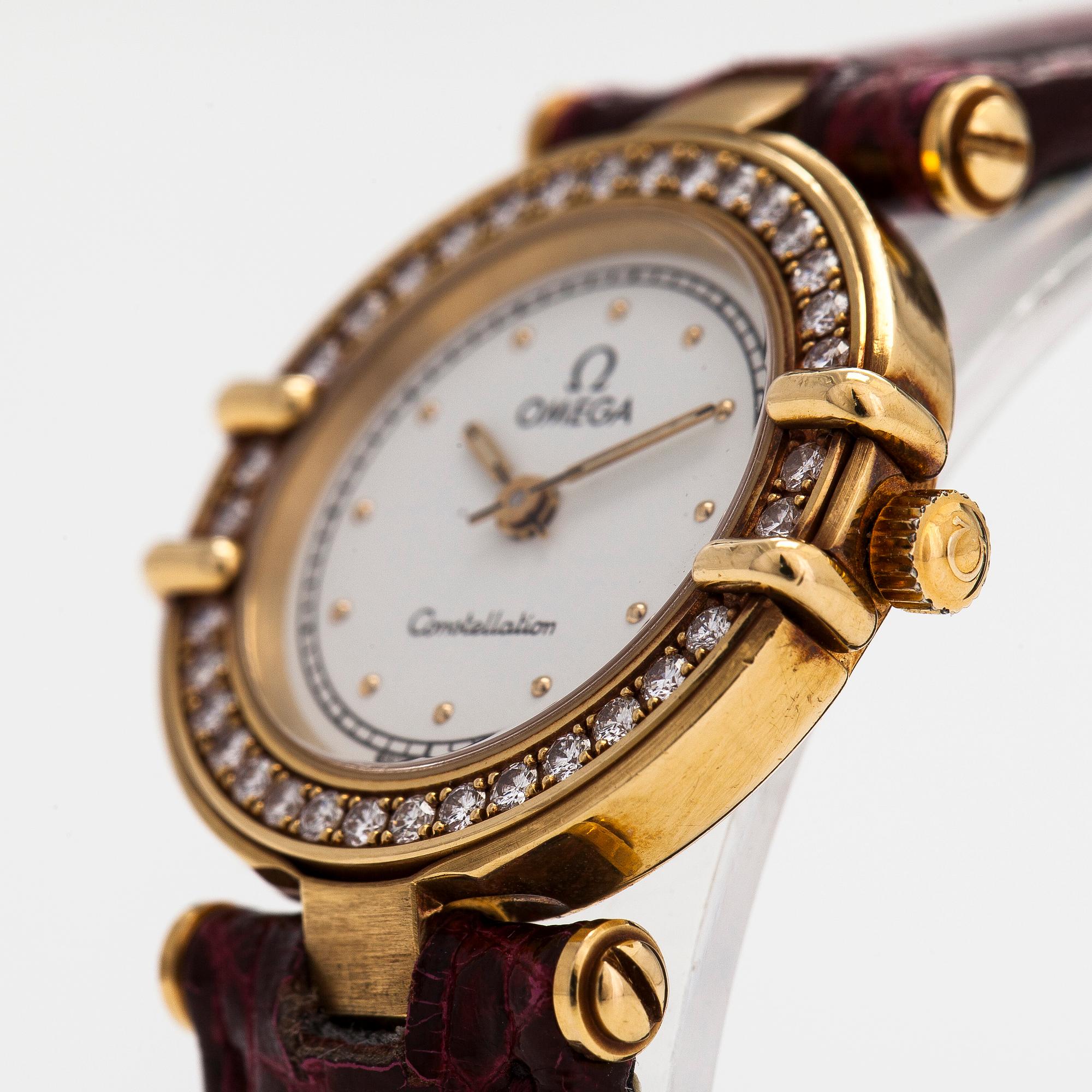 Omega, Constellation, armbandsur, 22,5 mm.
