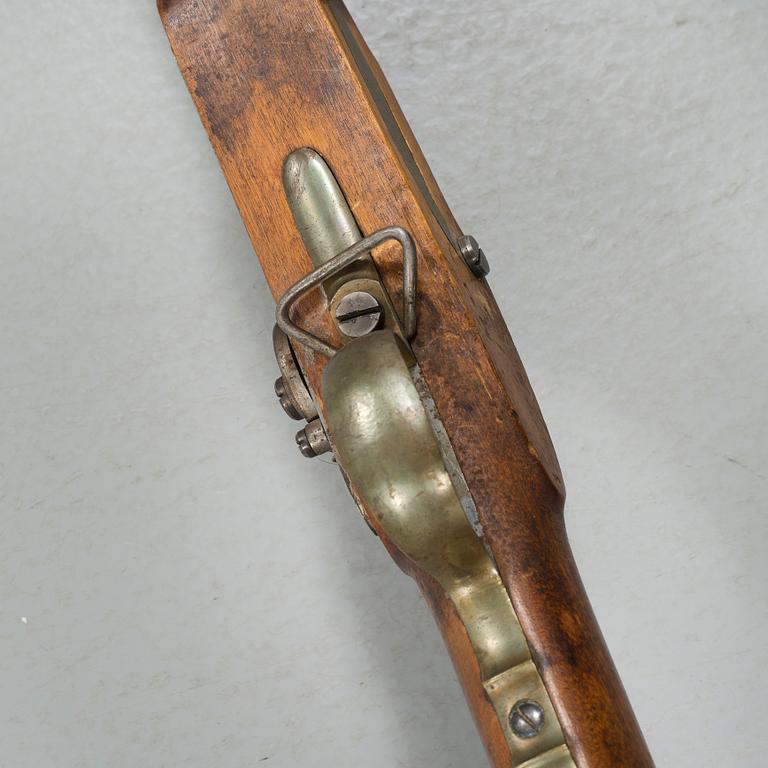 A percussion rifle for the swedish army, m/1845-54.