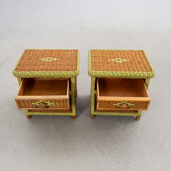 Sängbord, ett par, troligen Frankrike, sent 1900-tal.