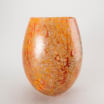 KJELL ENGMAN, a "Dino" Kosta Boda glass vase.