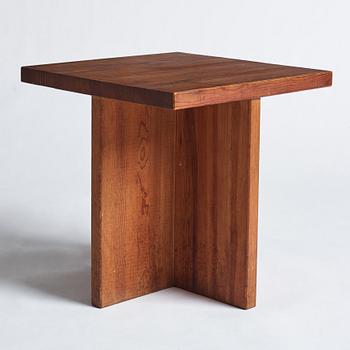 Axel Einar Hjorth, a stained pine 'Lovö' table, Nordiska Kompaniet, Sweden 1930s.