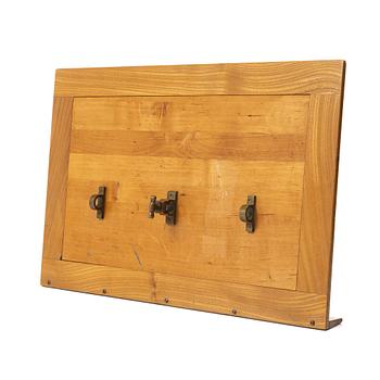 Bruno Mathsson, Reading table, elm?, Firma Karl Mathsson, Värnamo, 1940s?.