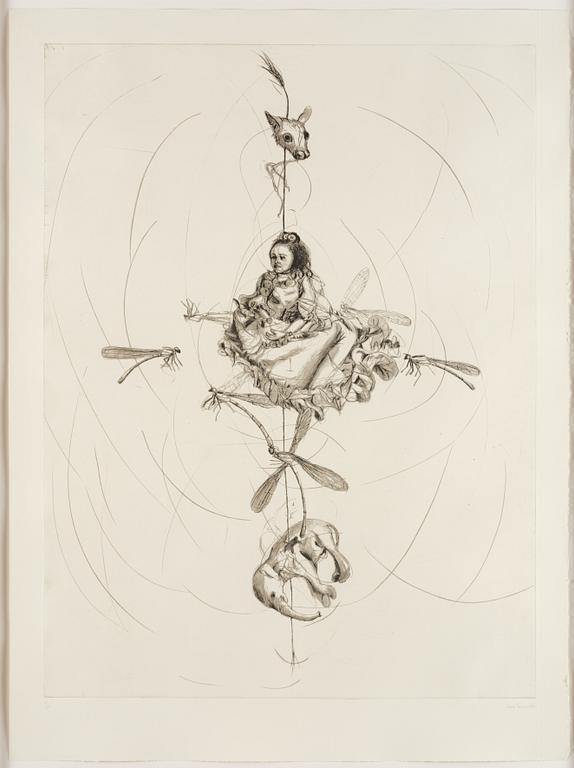 Linn Fernström, Girl in a bird's nest.