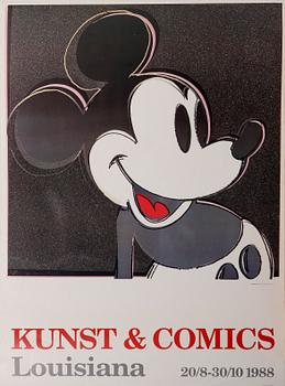 Andy Warhol · ANDY WARHOL, efter, affisch, Kunst & Comics, Louisiana, 1988.