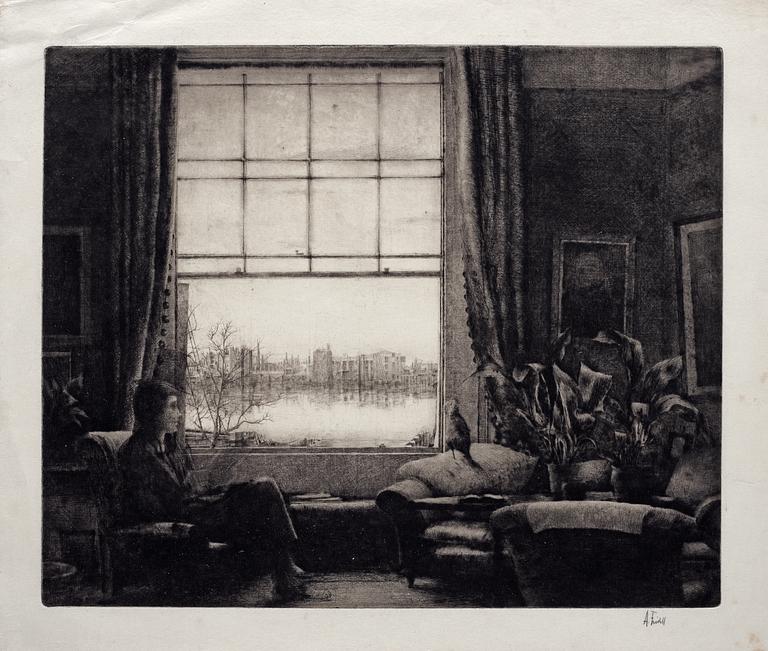 Axel Fridell, "The window" (Ett Londonhem, Vauxhall, London).