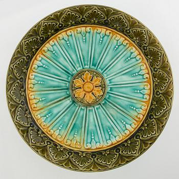 Two footed bowls Rörstrand, Art Nouveau early 20th century.