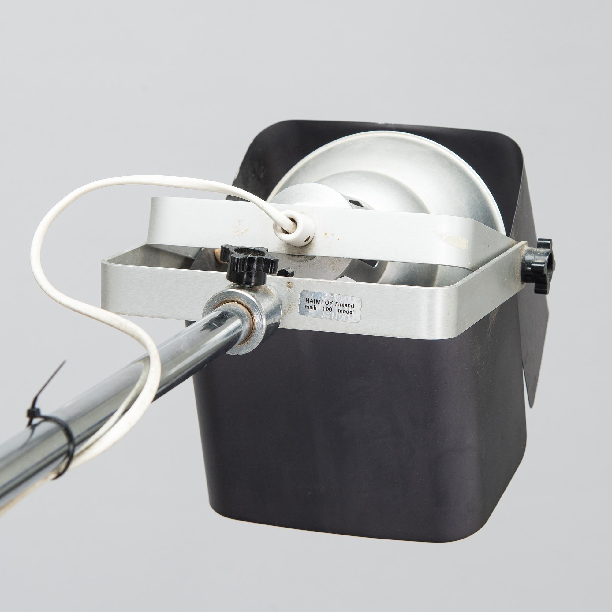 Yrjö Kukkapuro, golvlampa, modell 100 G, Haimi, 1960-tal.