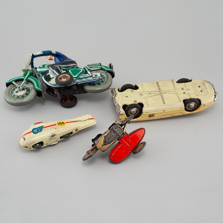 TOYS, 6 parts, including Technofix, Germany, middle of the 20th century.