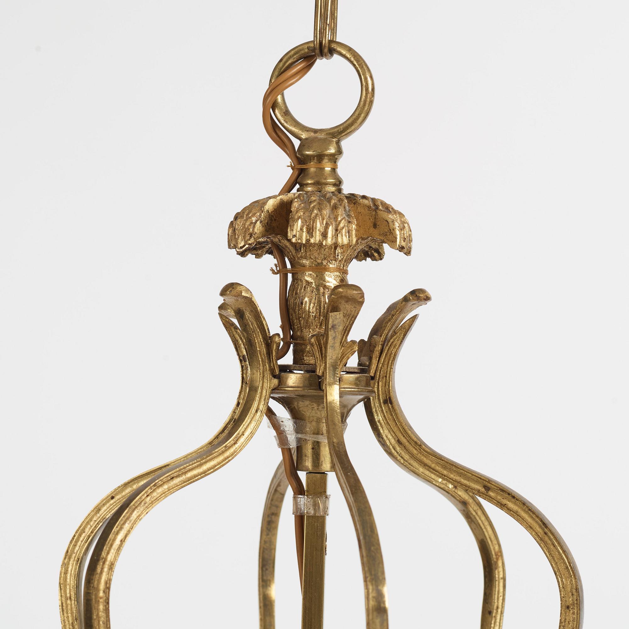 LYKTA, för sex ljus, 1800-tal, Gustaviansk stil.