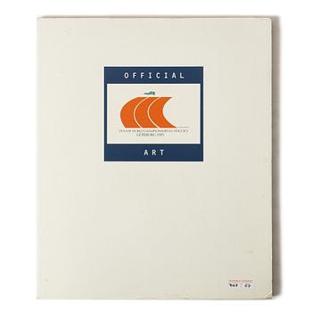 Portfolio, with 5 lithographs, “5th IAAF World Championships in Athletics Göteborg 1995”.