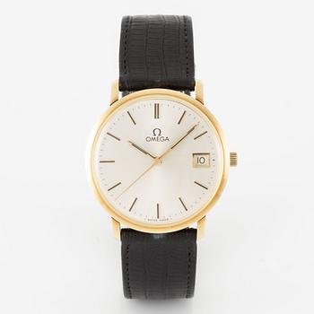 Omega, Genève, wristwatch, 34 mm.