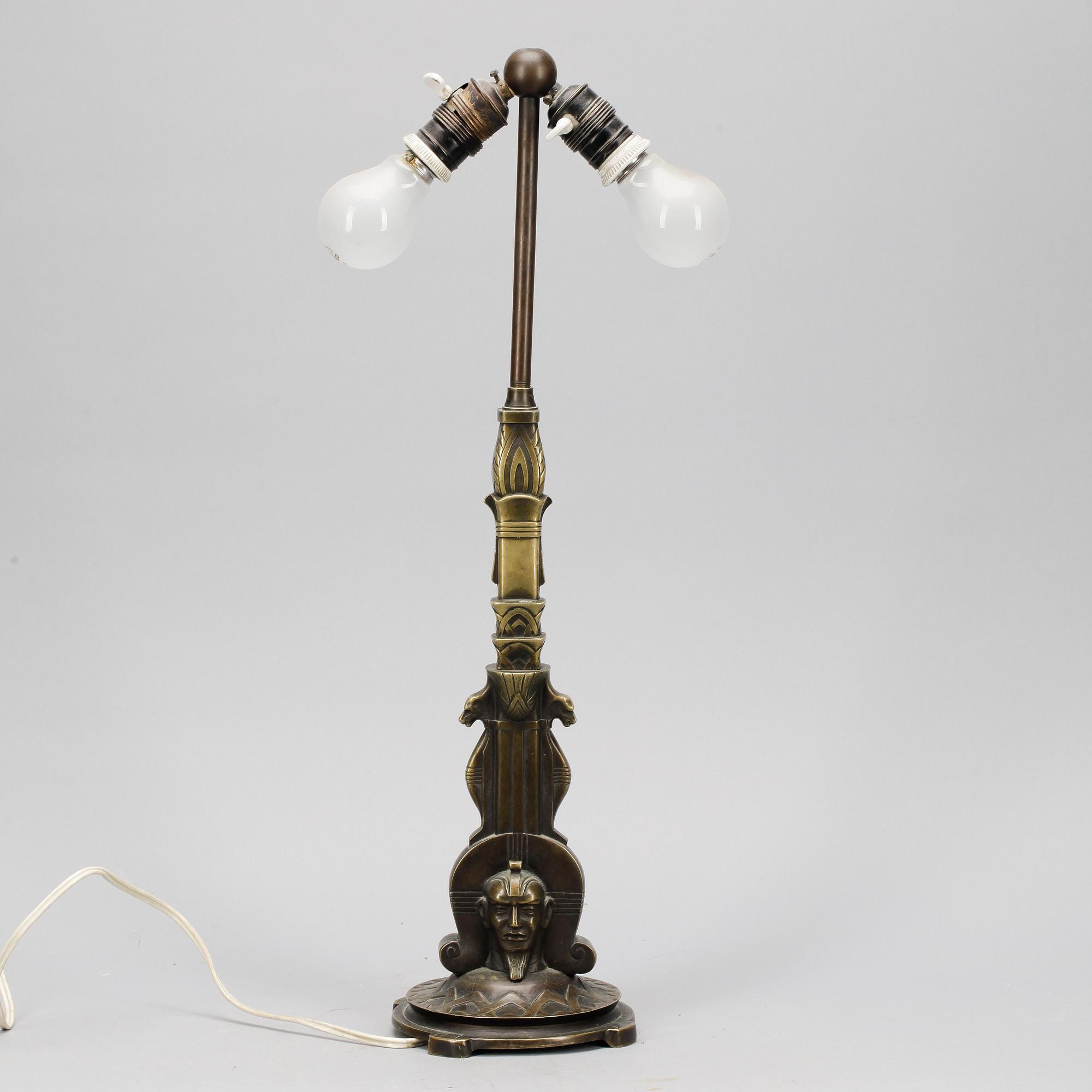 BORDSLAMPA, art deco, 1930-tal.