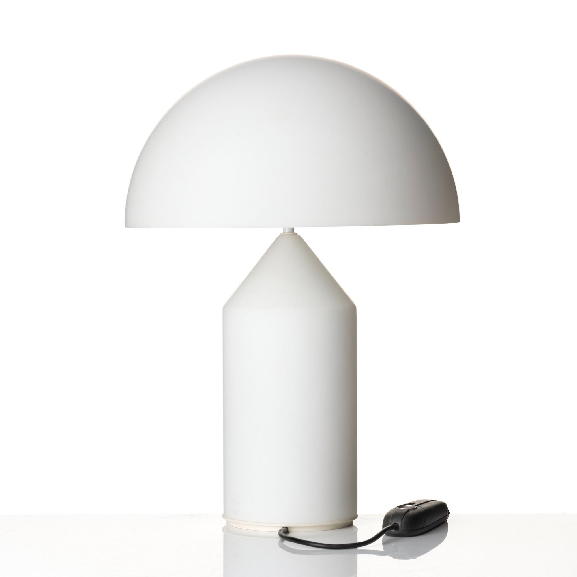 Vico Magistretti, an 'Atollo', table lamp, Oluce, Italy, post 1977.
