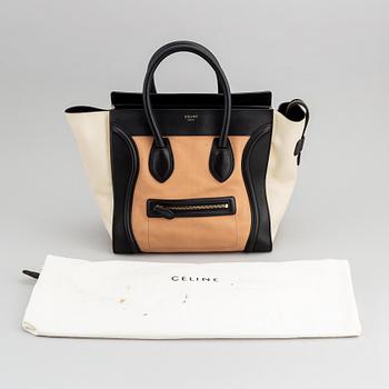 Céline, a leather 'Luggage' handbag.