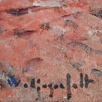 WILHELM VON GEGERFELDT, olja på duk, sign.