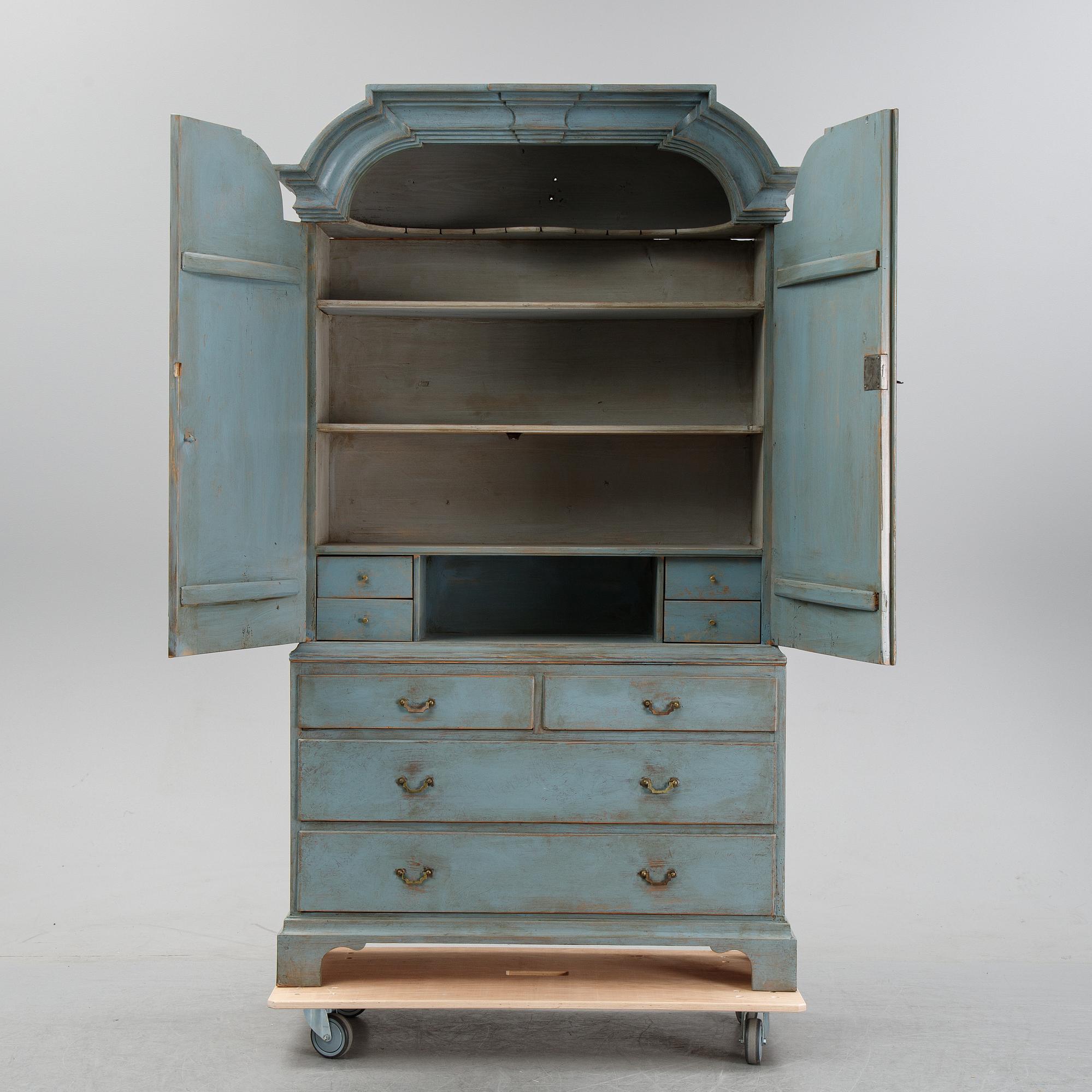 A late baroque style cabinet, 19th Century.