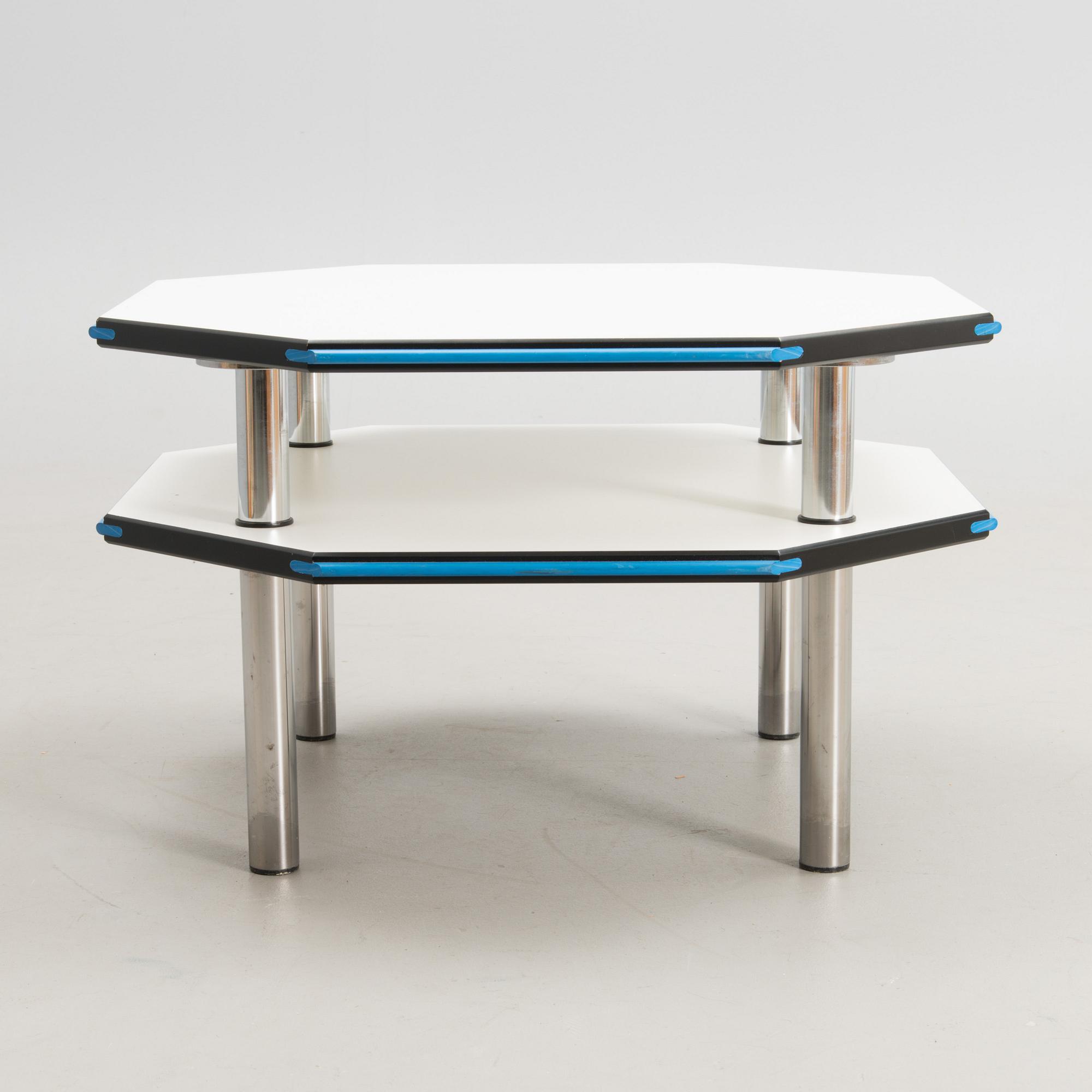 A 1980s coffee table 'Visual' for Avarte.