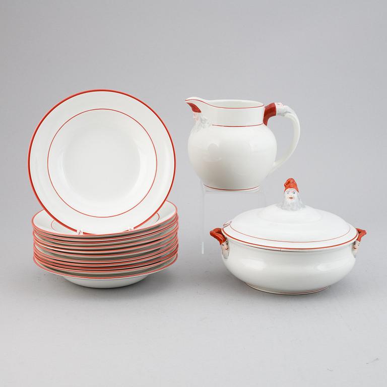 A 20-piece ceramic Christmas service 'Herrgårdsjul' from Rörstrand.
