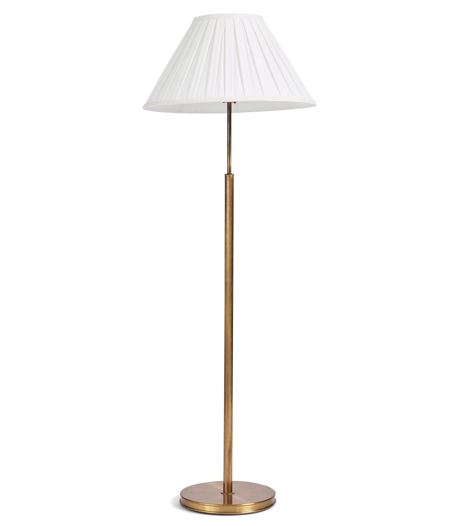 Josef Frank, a brass floor lamp with uplight, Svenskt Tenn, Sweden, model 2148.