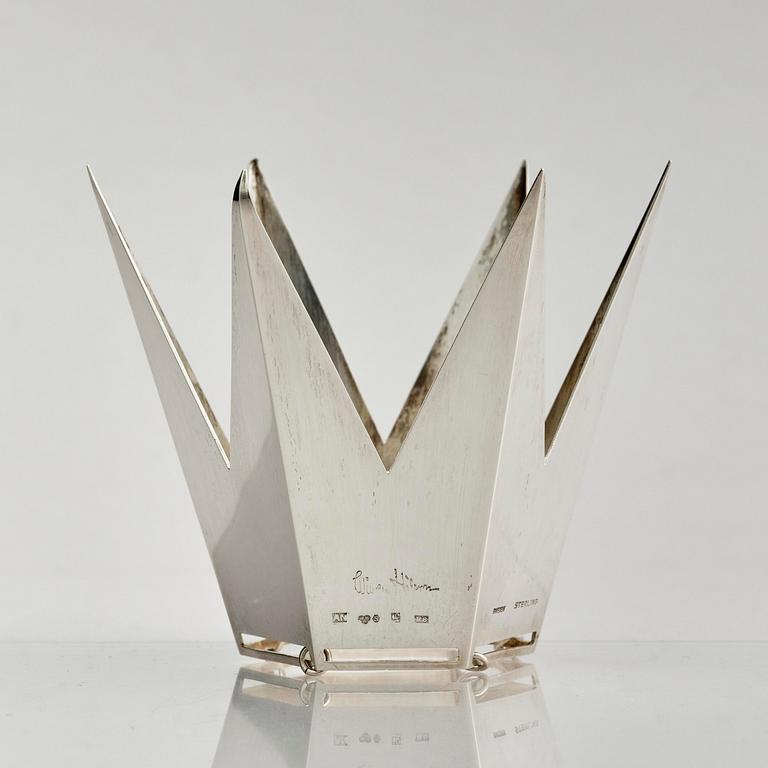 Wiwen Nilsson, a crown, sterling silver, Lund 1943.