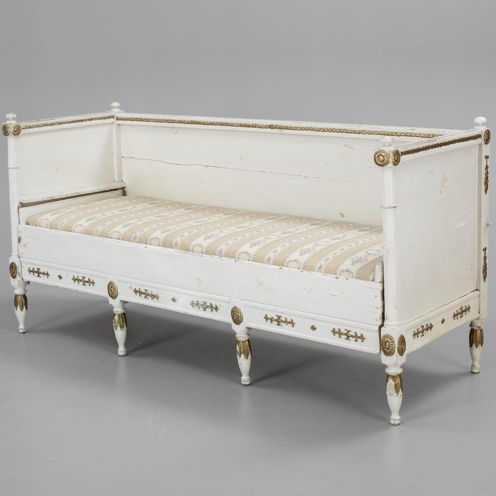 UTDRAGSSOFFA, sengustaviansk, omkring 1800.