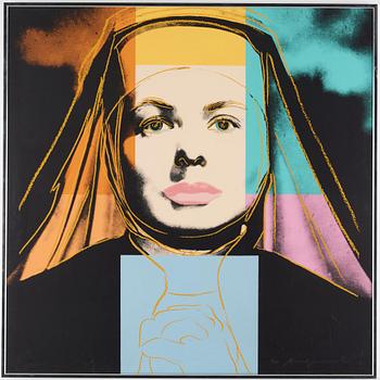 Andy Warhol, "Three portraits of Ingrid Bergman by Andy Warhol".