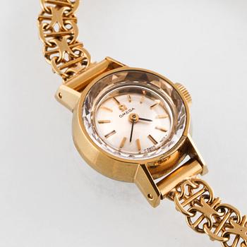 ARMBANDSUR, dam, Omega, 18 k guld.
