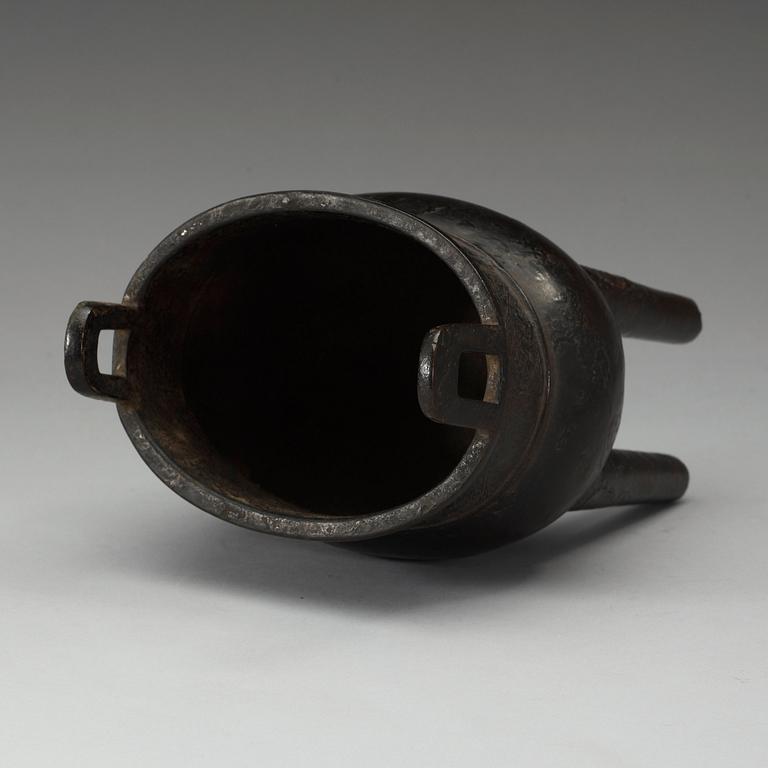 A bronze censer, Ming dynasty (1368-1644).