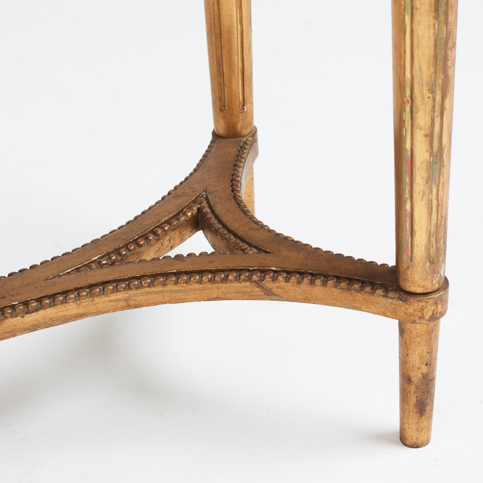 A late Gustavian console table, late 18th Century.