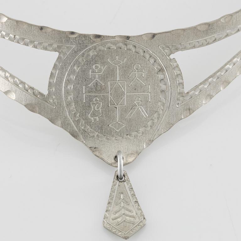 Necklace, pewter, Sweden.