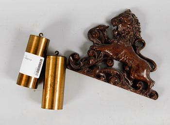 VÄGGUR, sk lodregulator, 1800-/1900-tal.