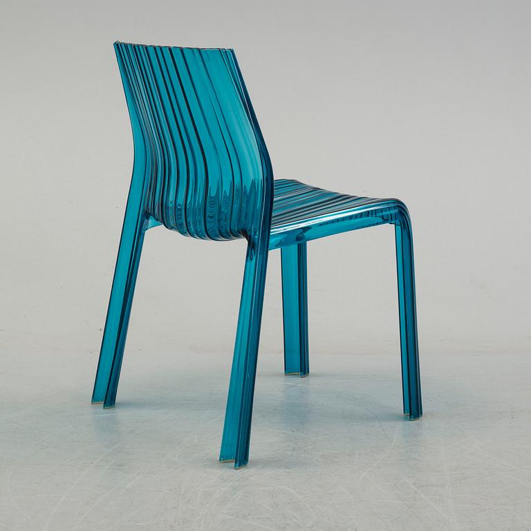 A 'Frilly chair' by Patricia Urquiola, Kartell, designed in 2008.