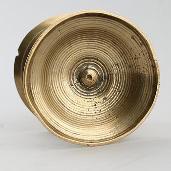 LJUSSTAKE, mässing, 1500-tal.