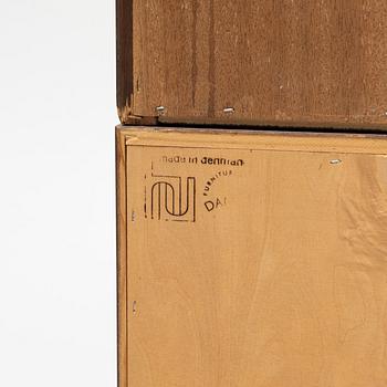 Poul Hundevad, Bokhylla med skänk, Hundevad & Co, Danmark, 1960/70-tal.