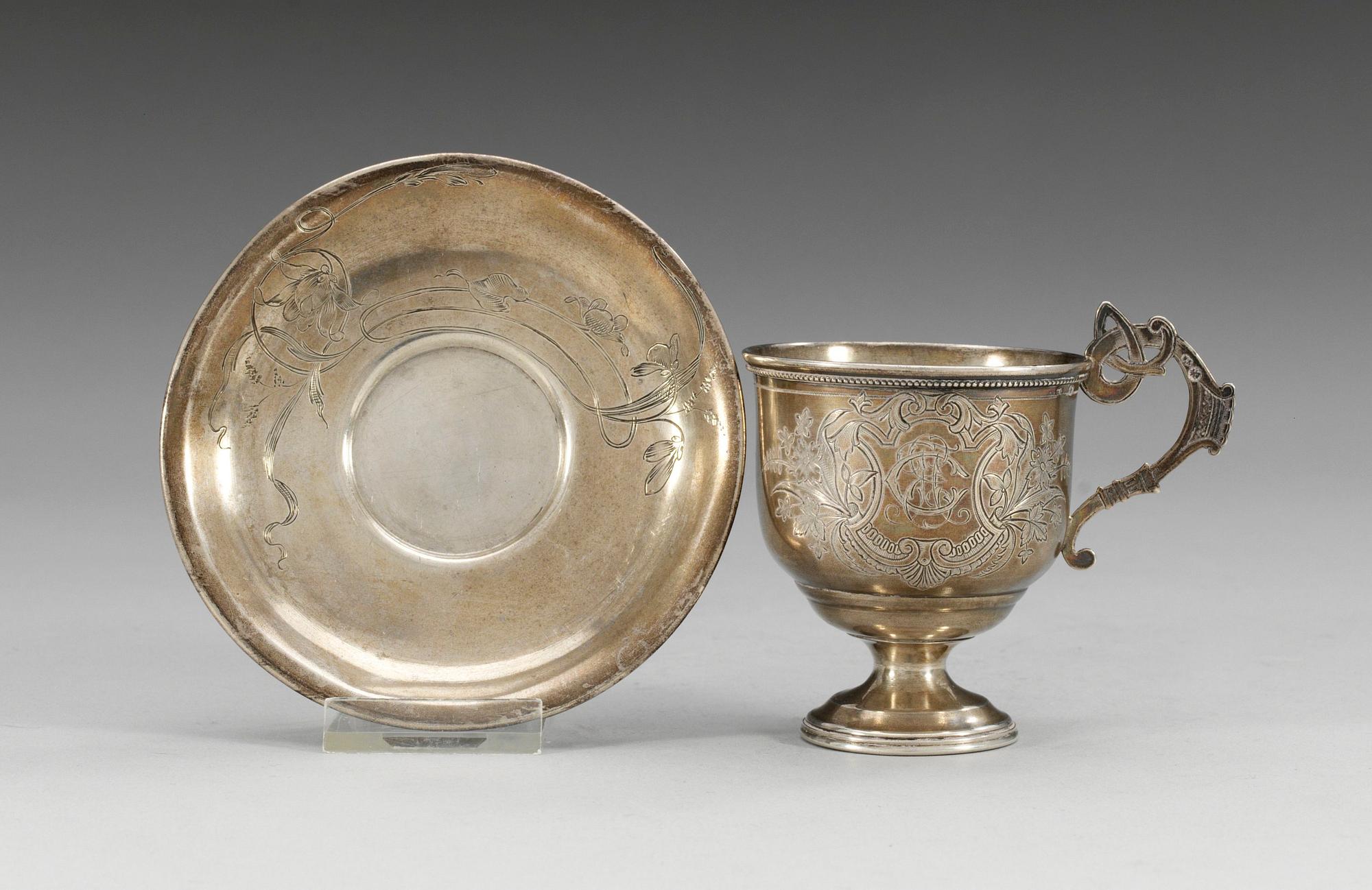 KOPP med FAT, silver. Moskva 1800-talets slut.