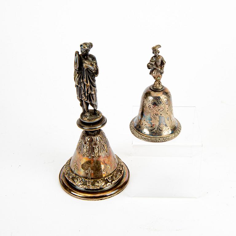 Two table bells from the first half of the 20th century.