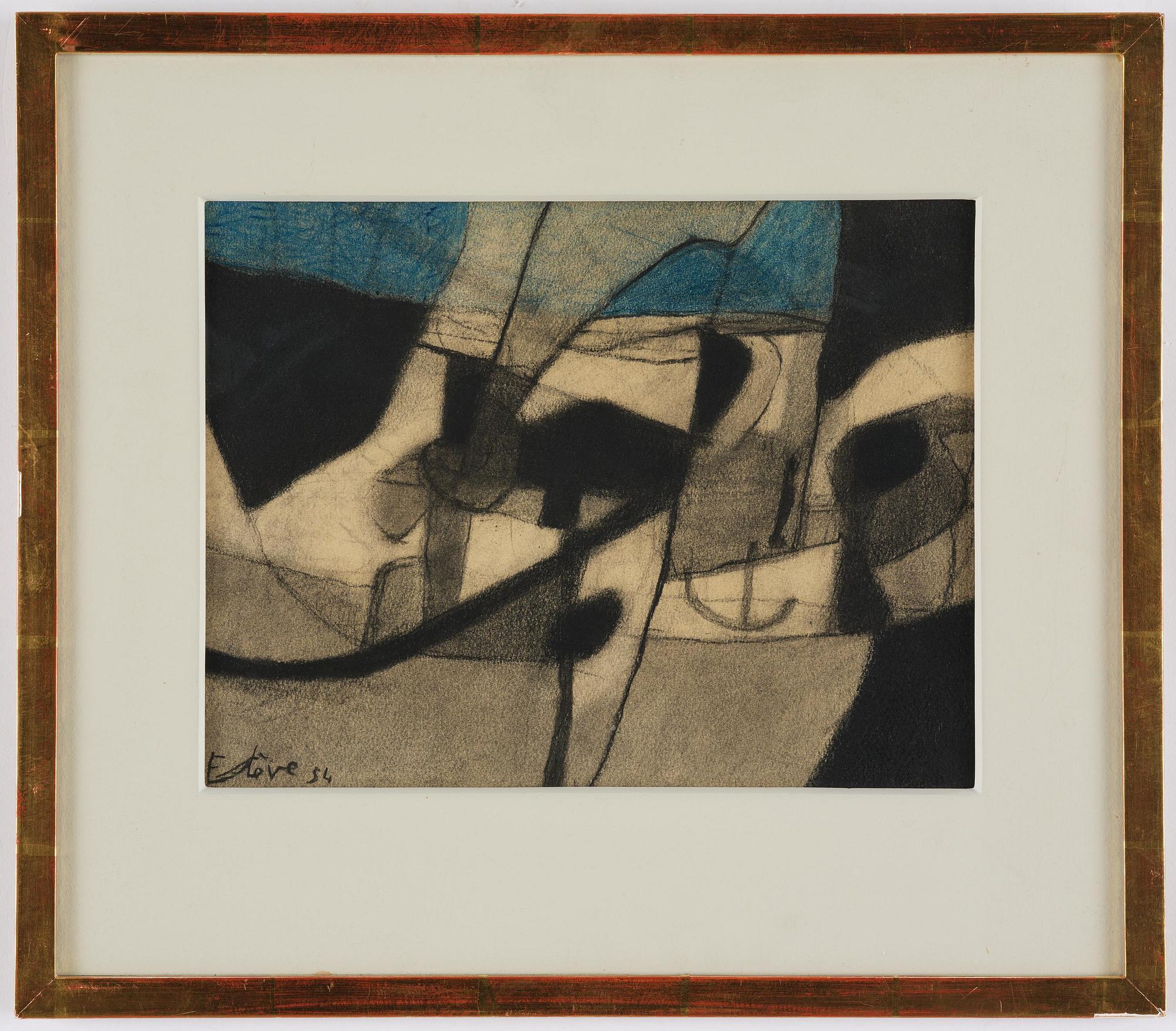 Maurice Estève, ”Paysage aux Chardons” (Dessin no 3).