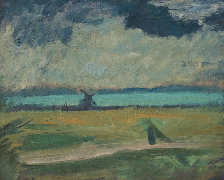 Carl Kylberg, "Kvarn vid havet".