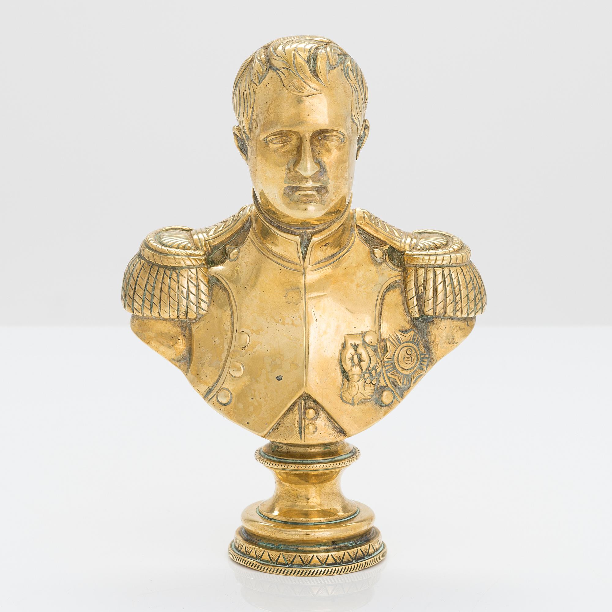 Skulptur, mässing, 1800-talets slut.