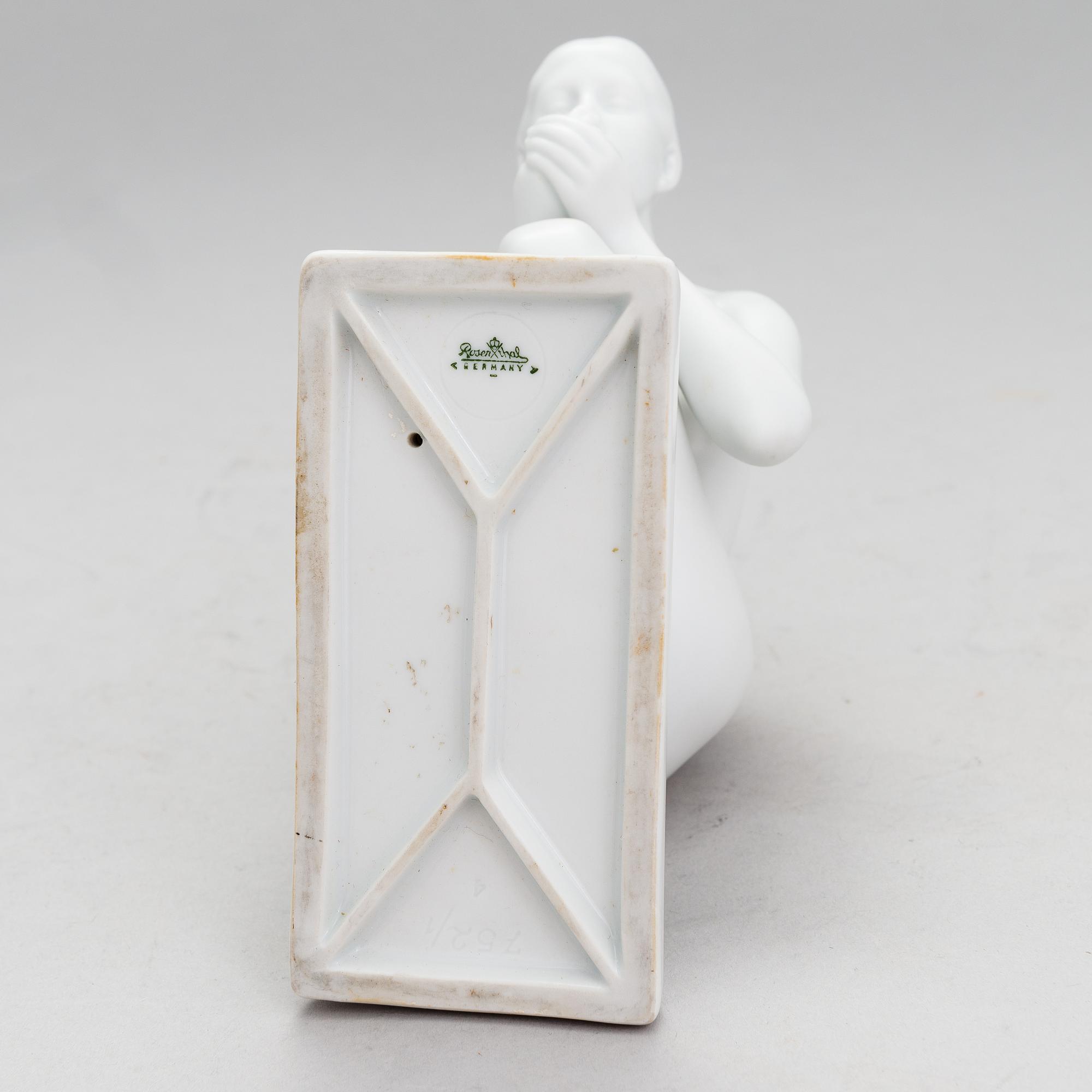 ERNST WENCK, a porceian figurine from Rosenthal, Germany.