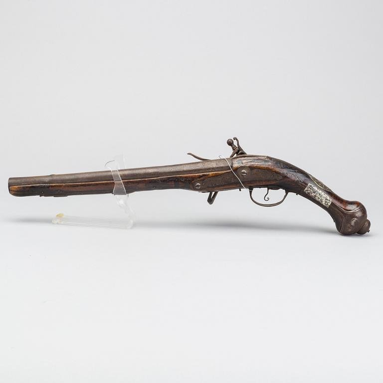 A percussion gun, 19th century,