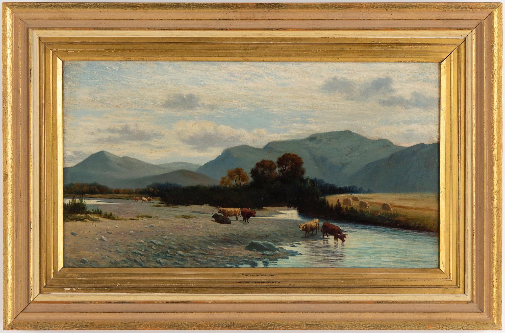 ENGELSK SKOLA, 1800-tal, olja på duk.