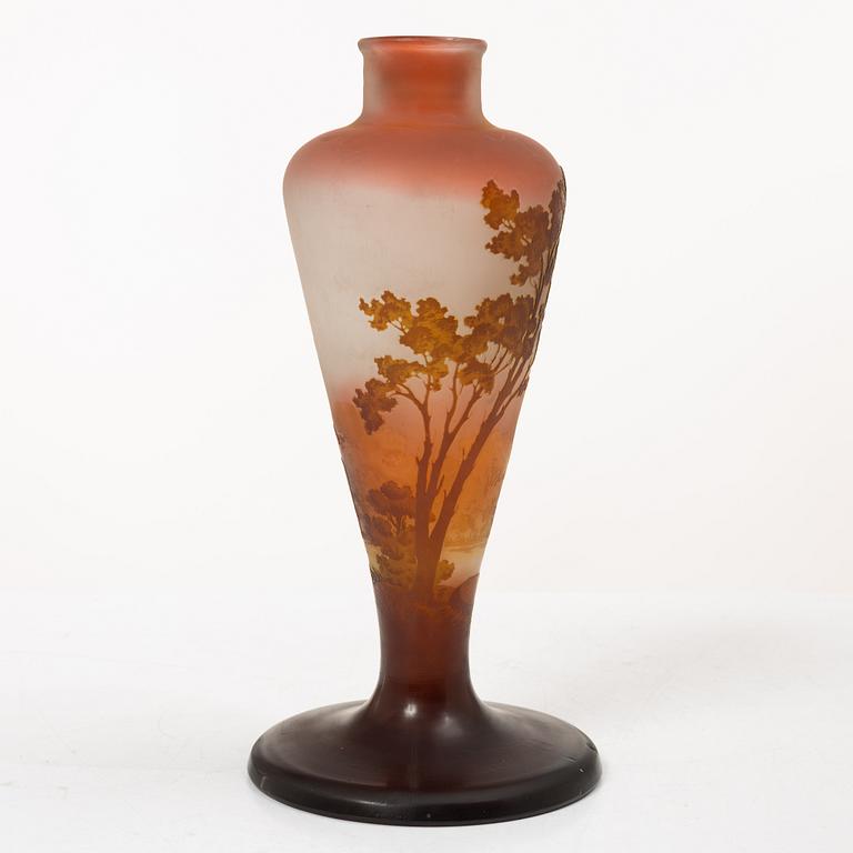 Emile Gallé, lampfot, jugend, Frnakrike, omkring 1900.
