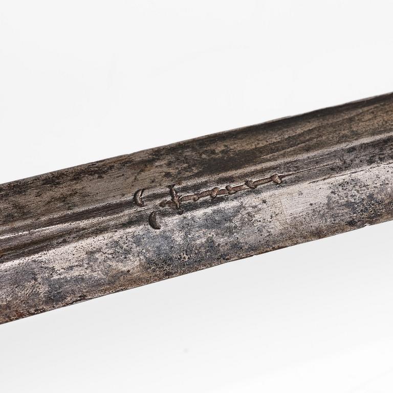 A Swedish cavalry troopers sword from around the year 1700.