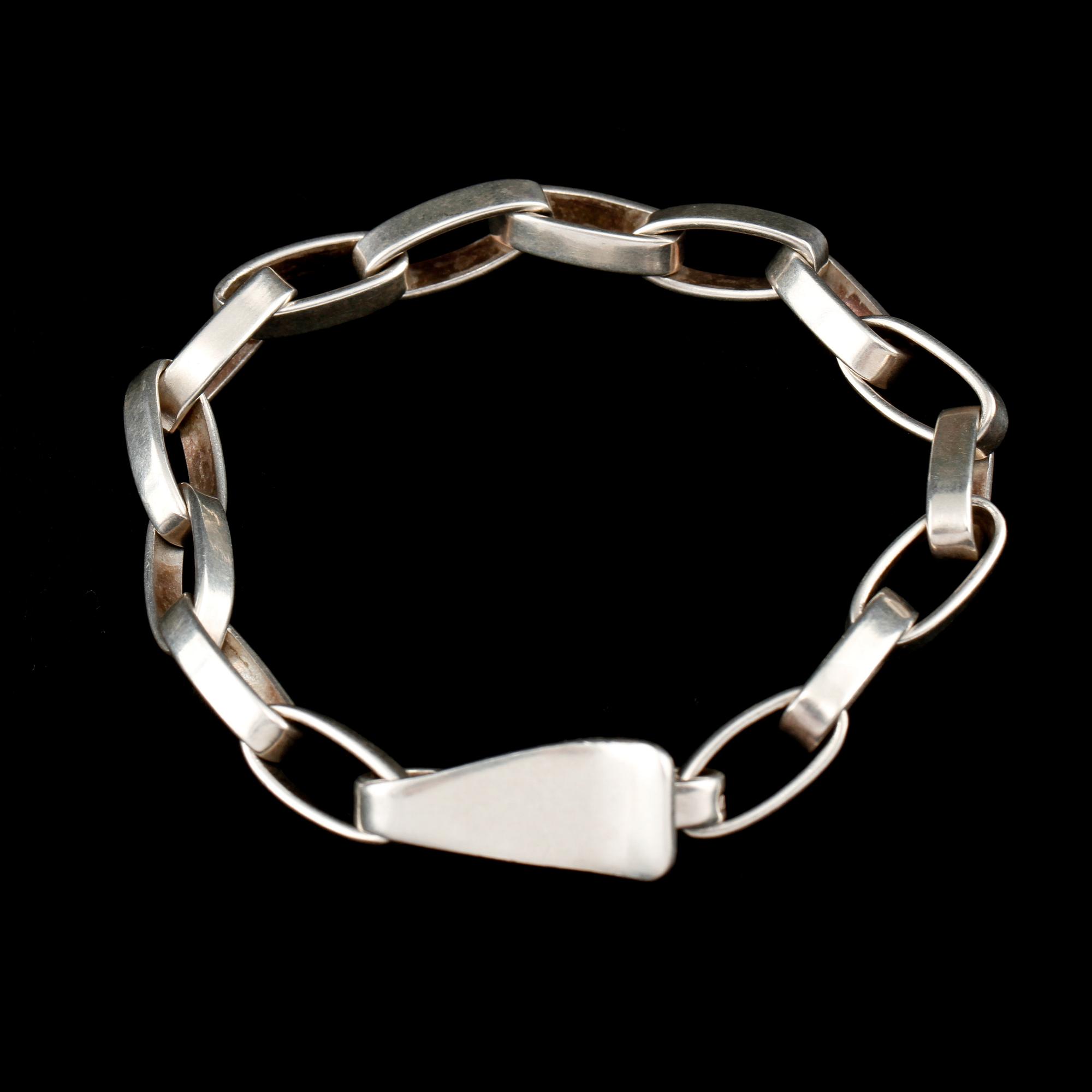 ARMLÄNK, sterlingsilver, Anders Högbergs efterträdare, Göteborg, 1998. Vikt 22 g.