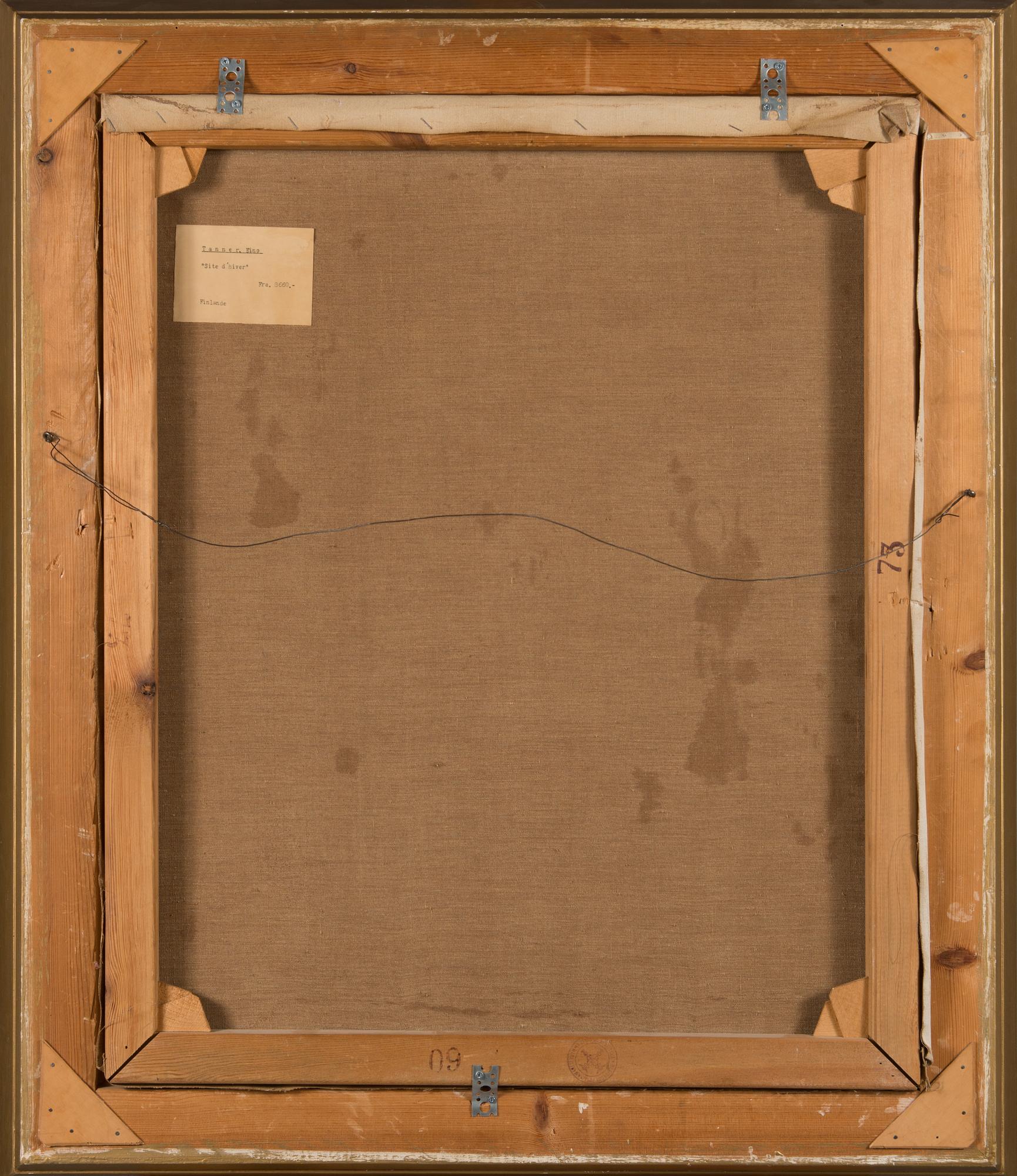 EINO TANNER, olja på duk, signerad och daterad -52.